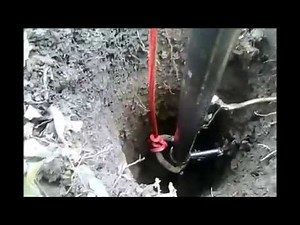 Manual drilling- forare manuala put