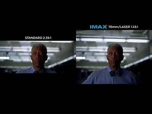 THE DARK KNIGHT — IMAX 70 mm footage vs Standard footage (ENDING)