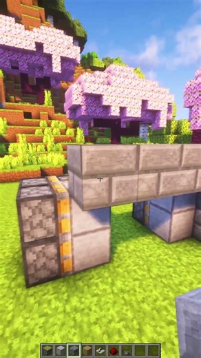 Minecraft: Flush Piston Door 💀| Minecraft 1.21 #shorts