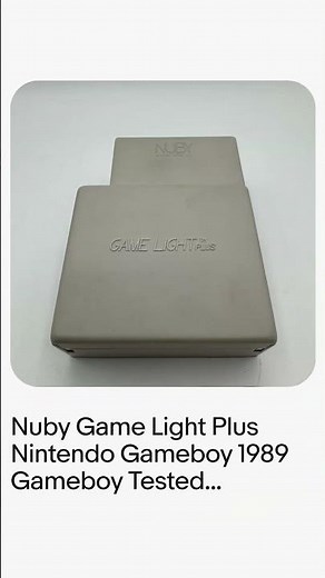Nuby Game Light Plus Nintendo Gameboy 1989 Gameboy Tested Working