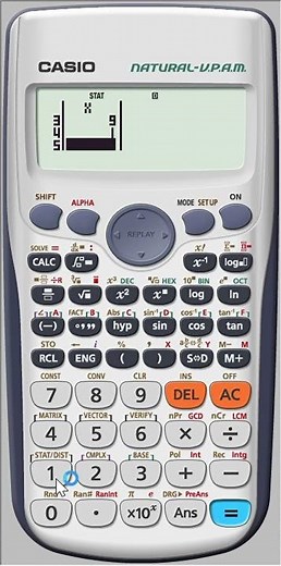 Standard deviation of data in calculator #scientificcalculator