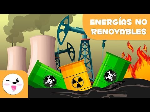 Las energías no renovables - Tipos de energía para niños
