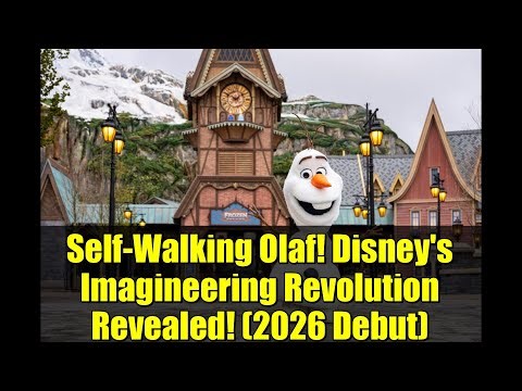 Self-Walking Olaf! Disney's Imagineering Revolution Revealed! (2026 Debut)
