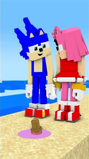 ICE CREAM RUN CHALLENGE : Sonic STACKS ICE BALLS for AMY ROSE #shorts