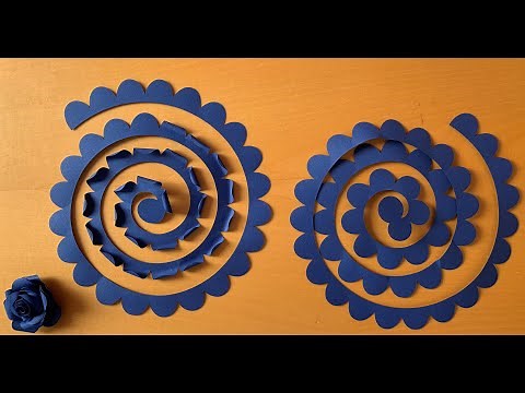 geplottete Blume/Flower drehen