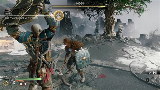 How to defeat Modi in God of War Ragnarok Valhalla DLC