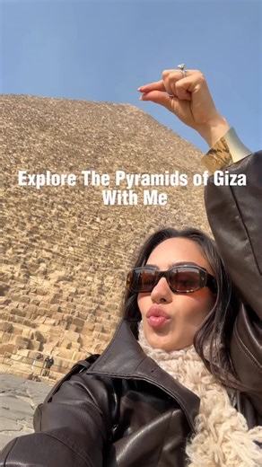 Afrika Chao on Instagram: "The fact that I didn’t know the Pyramids were actual tombs is kind of wild to admit 😅 I always thought people lived in them or held ceremonies inside similar to the Aztec and Mayan pyramids. But no… the Egyptians were on a different level of glamour and power. Imagine an entire pyramid built for ONE king. No one else. Just him and everything he wanted to take with him into the afterlife. Jewelry, treasures, protection for eternity. INSANE. Going inside definitely spoo