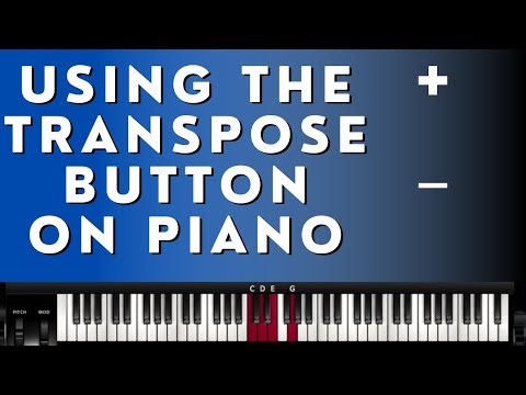 How To Transpose Keys On The Piano( + -) (Instructor- Emmanuel)