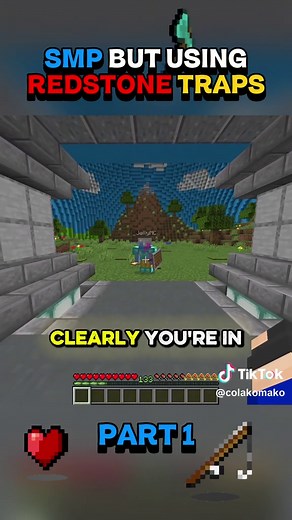 Redstone Traps in Minecraft SMP - Part 1