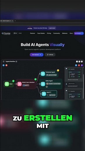 Flowwise: AI Agents einfach erstellen & einbetten!