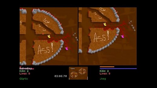 Liero Championship - Worms kostenlos spielen