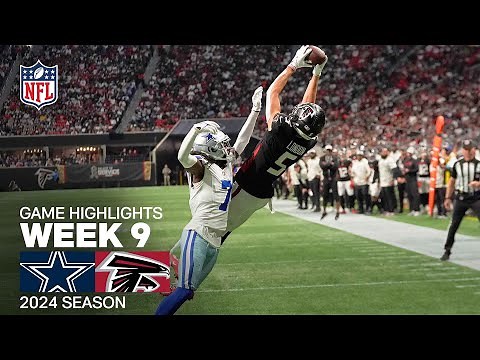Dallas Cowboys vs. Atlanta Falcons Game Highlights | NFL 2024 Season Week 9