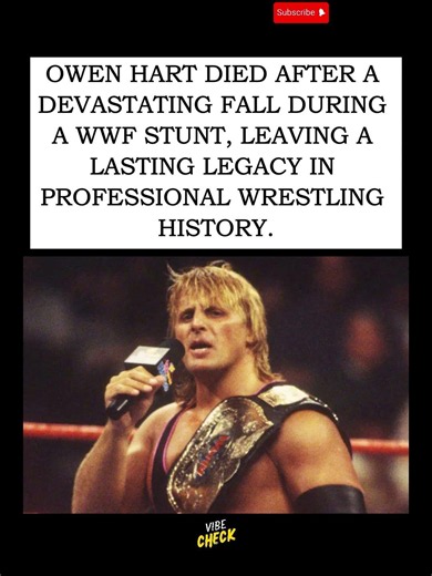 🤼💔 Remembering Owen Hart’s Tragic Wrestling Death #owenhart #wwe #wwf #wrestlinglegends