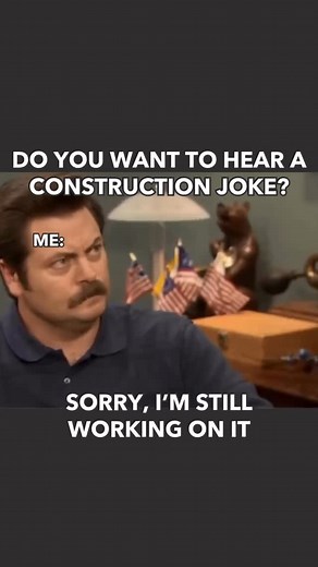Why did the construction joke take so long? …Because good things take time—just like our builds! 😆😂 #worksbyjd #homerenovation #designbuild #construction #meme | WORKS by JD