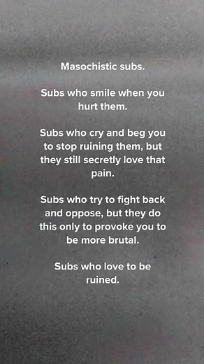 Masochistic Subs: Embracing the Pain of Submission