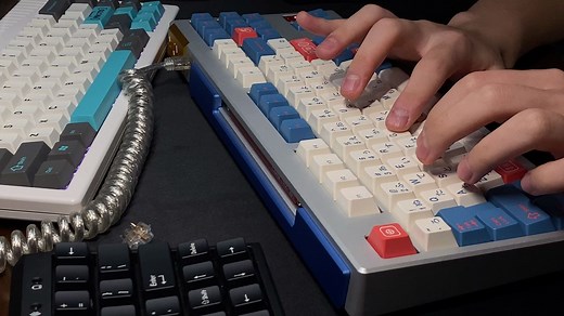5分钟的Matrix Abel X/初代KBDfans T1轴/GMK Bento便当打字音测试