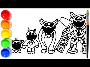 How to draw Picky Piggy | Smiling Critters | Picky Piggy Drawing | Poppy Playtime Chapter 3