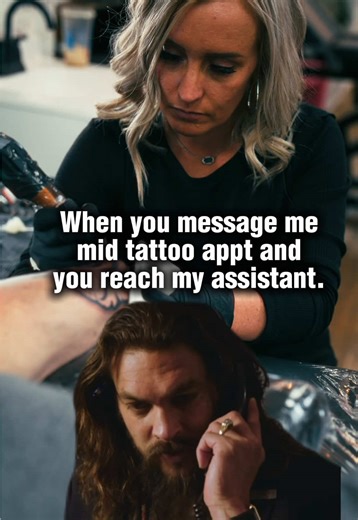 My assistant is the real VIP 😂🙌🏼 Shaylee always holds down the fort while in my tattooing absence. 🖤 #wildlifetattoo #vip #teamwork 📸 Videography: @Wes wright