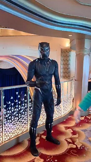 We are loving all the amazing character interactions on the Disney Destiny! We ran into a couple familiar Heroes and Villains you may know 😉 #disneydestiny #disney #dcl #disneycruise #heroes #villians | Chip and Company