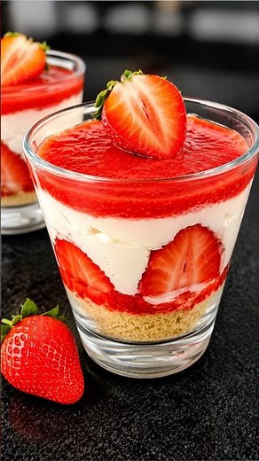 Strawberry Dessert in a Glass – Everyone loves this recipe!