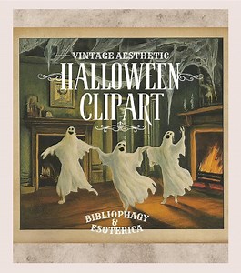 Retro Halloween Clip Art: 30 Spooky Vintage Graphics (digital Download) - Etsy