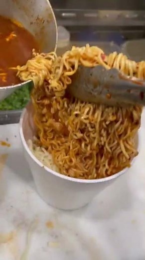 Who Wants a bowl Noodles Ramen from your instant cup noodle lid Pro Chef & Home Cook Swap #shorts