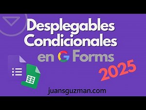 Cómo crear DESPLEGABLES CONDICIONALES en Google Forms usando Apps Script y Sheets 🚀