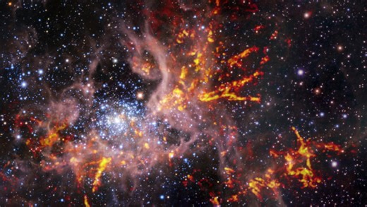 Amazing close up view of Tarantula Nebula