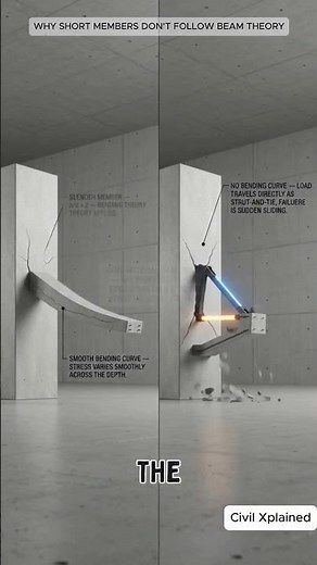 Why a Corbel Fails by Sliding, Not Bending | Strut-and-Tie Explained