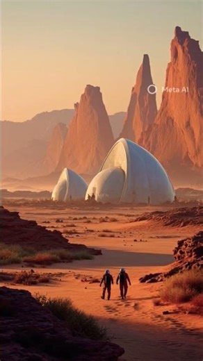 “What if humans lived on Mars in 2100?”#foryou #trending #viral #marsx #wemademax #metamate #mars