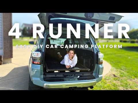 EASY DIY 4 RUNNER CAR CAMPING PLATFORM | 5th gen | leveling platform