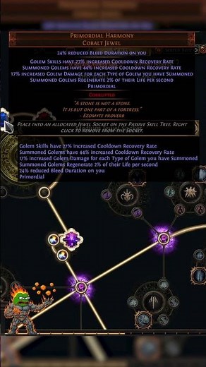 GOLEM TECH #poe #pathofexile #gaming