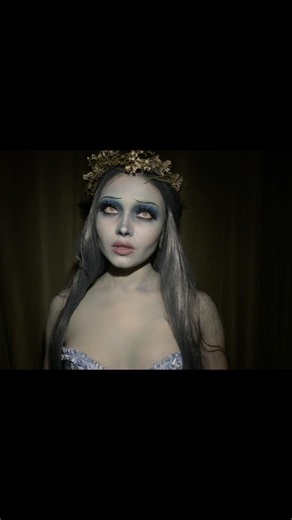 Emily the Corpse Bride 🥀 full tutorial on my channel #corpsebride #timburton #halloweenmakeup