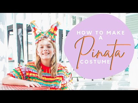 How to Make a DIY Halloween Pinata Costume Everyone Will Love