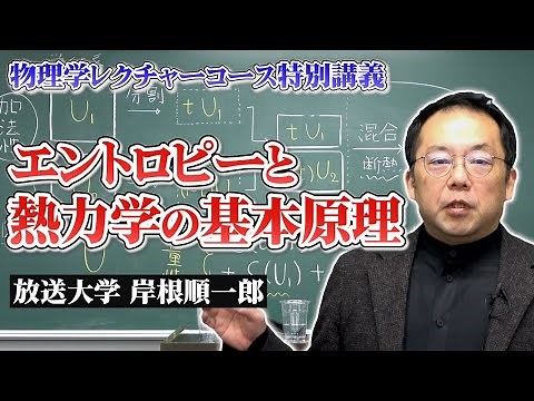 【岸根順一郎先生】エントロピーと熱力学の基本原理【物理学レクチャーコース特別講義】