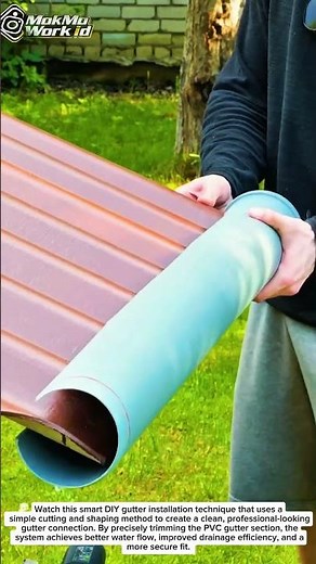 Brilliant Gutter Installation Hack for a Perfect Roof Drainage System! 🏠💧
