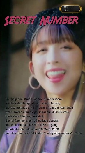 Girl grup asal Korea, Secret Number resmi merilis seluruh lagu dalam album Jepang LIKE IT LIKE IT