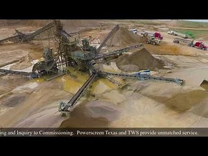 Terex Washing Systems Sand & Gravel Processing Plant