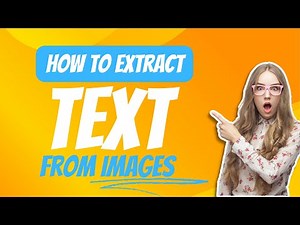 How to extract TEXT from IMAGES ?