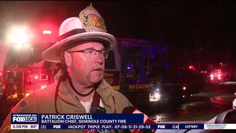 Fire displaces 16 families at Altamonte Springs complex