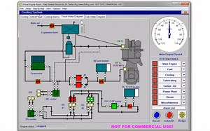轮机模拟器操作 主机启动 Virtual Engine Room (VER) Main Engine Start