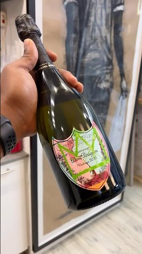 Sipping art in a glass🥂Dom Pérignon Vintage 2015 x Jean-Michel Basquiat - luxury meets creativity.