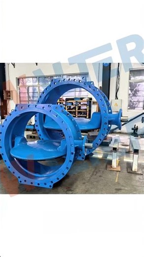 🔥 Walter Large-Bore Worm Gear Butterfly Valve: Custom Size + Effortless Control!