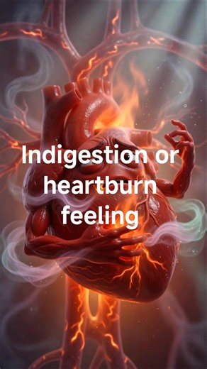 Indigestion or heartburn feeling