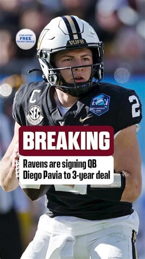 The Ravens are signing QB Diego Pavia #nfl #ravens