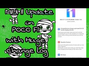 MIUI 11 Update on POCO F1 with Huge Changelog (Dark Theme, Mi Share, etc.)- V11.0.5🔥😍