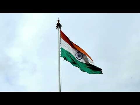 Indian Flag Waving Stock Video Footage HD 4K for Free Download | Indian Independence Day 15Th August