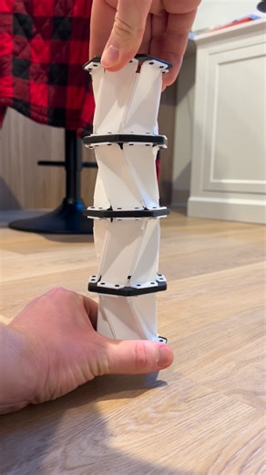 Boaz on Instagram: "3D Printed Origami - bistable mechanisms are cool, I think this is technically a “16stable” mechanism"