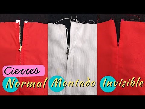 3 Ways to paste zipper, such as sewing invisible zipper, assembled and normal