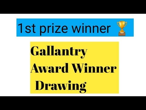 Gallantry Award Winners Drawing|Gallantry Award Drawing|Gallantry Award Winner Easy Drawing